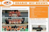 Oranje-Wit Nieuwskvoranjewit.nl/wp-content/uploads/2017/05/nieuwsbrief... · 2017. 5. 28. · Helaas was Cemke ziek en kon dus niet mee. Om half 11 vertrokken we vanaf de kerk in