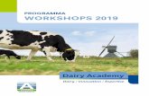 PROGRAMMA WORKSHOPS 2019files.m8.mailplus.nl/user380293/9549/ANK0752_BR_Brochure_workshops_DA... · Ook in 2019 heeft Dairy Academy een aantrekkelijk aanbod van workshops en trainingen
