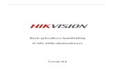 Basis gebruikers handleiding iVMS-4200-clientsoftware · 2015. 9. 14. · Basis gebruikershandleiding Hikvision iVMS-4200 Inleiding 0.1 Beschrijving iVMS-4200 is video management