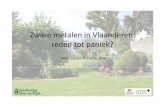 Zware metalen in Vlaanderen: reden tot paniek? - Bodemkundige … van de TuinBodem 6... · 2018. 11. 4. · Dag van de TuinBodem, 17 september 2015 Zware metalen of essentiële spoorelementen
