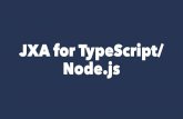 JXA for TypeScript/ Node - GitHub Pages• TypeScriptの型定義ファイルがあれば今どきのエディタは補 完が効く • リファレンス(.sdef)はある種の型定義XMLに見えた
