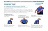 Warm-Up & Interrupt Shoulder Rolls EADERSIP REFEREE TOO · If participants have shoulder pain, place fingers on shoulders instead of side of head or try lowering the elbows while