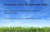 Presentatie VvE’s 25 september 2019 - Scolly · 9/25/2019  · Presentatie VvE’s 25 september 2019 Peter Scholtens, adviseur duurzaamheid gemeente Ede Frederik Oudman, gemeente