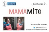 Maarten Larmuseau...Volg een van onze MamaMito-webinars! Er worden 3 webinars en 14 vormingen georganiseerd om beginners wegwijs te maken in het opstellen van een maternale stamboom.