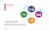 Programma Update 2019 - Amsterdam · Programma Update 2019 In mei 2018 is het Mobiliteitsplan Zeeburgereiland en IJburg door het college vastgesteld. Doel is het gebied nu, tijdens
