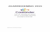 Jaarrekening - Careander · JAARREKENING BALANS PER 31 DECEMBER 2015 (na resultaatbestemming) ACTIVA Ref. 31-12-2015 31-12-2014 VASTE ACTIVA Materiële vaste activa 1 21.027.890 22.166.684