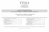 PSI Services · PDF file Sở Chuyên môn và Quản lý Nghề nghiệp (Sở) đã ký hợp đồng với PSI LLC (PSI) để tổ chức thi. ... Hoàn thành một chương trình