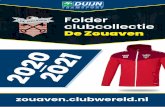 Folder clubcollectie...Bij vv de Zouaven wordt het wedstrijdshirt en short verzorgd door de vereniging. Vanaf seizoen 2020/2021 zullen de kousen ivm hygiëne door de leden zelf aangeschaft