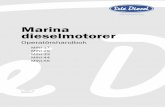 Marina dieselmotorer · Operatörshandbok Revisión 0.07/2018 . Marina dieselmotorer Operatörshandbok MINI-17 . MINI-29 . MINI-33 . MINI-44 . MINI-55 . U_MIB3_SV Översyn 1 . Solé,