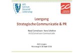 PowerPoint-presentatie - Algemene Vereniging Schoolleiders · Communicatieplan . AVS Centrum Educatief Leiderschap Dag 1 en 2 (tweedaagse) Wie ben ik? Persoonlijke presentatie (+feedback)