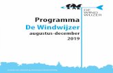 Programma De Windwijzerdewindwijzer.nl/Programmaboekje De Windwijzer... · 2019. 9. 6. · 3.iaconaal bureau van de Protestantse Gemeente Vlaardingen D 35 4. ... een kop koffie en