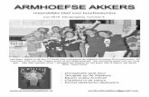 ARMHOEFSE AKKERS · 2019. 6. 17. · een bijdrage van de gemeente verwacht. De werkgroep Kerk en Klooster onderzoekt mo-menteel andere financiële mogelijkheden zoals subsidies en
