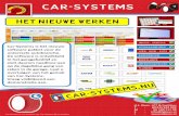 HET NIEUWE WERKEN - ICT & Facilities · PDF file HET NIEUWE WERKEN Car-Systems is een product van Car-Systems BV te Heerlen Car-Systems is hét nieuwe software pakket voor de universele