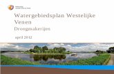 Watergebiedsplan Westelijke Venen - AGV · 2016. 8. 23. · -6,00 m in het hoofdpeilgebied te kunnen realiseren. Vervangen duiker bij Nieuwveen (41-2) Polder Zevenhoven. De duiker