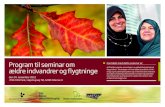 Program til seminar om - SDU/media/2053B436D5844C...den 14. november 2012 i TRE FOR Park, Højstrupvej 7B, 5200 Odense V. Program til seminar om ældre indvandrer og flygtninge Formålet