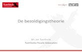 De bezoldigingstheorie - · PDF file • Antwerpen 5 november 2013 • Rb. Luik van 20 september 2004 • Rb. Namen van 14 juni 2006 • Rb. Brussel 16 november 2007 • Rb. Brugge
