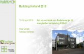 Building Holland 2018 - bodemenergienl.nl · SweBru Ingenieursbureau voor binnenklimaat en technische installaties sinds 1956, ca. 45 mensen, landelijk, utiliteitsbouw. Bureau organisatie: