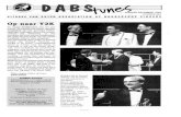 Dabs Tunes 1998-4 · NUMMER98/4 UITGAVE VAN DUTCH ASSOCIATION OF BARSERSHOP SI NGERS Op naar Y2K De laatste DABS-tunes van het jaar alweer. We kunnen met elkaar opnieuw