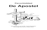 Parochieblad De Apostel · 2019. 4. 17. · Pasen en Pinksteren. Die twee vallen in dit besef en geloof samen. Daarmee tarten we het gezegde ‘als Pasen en Pinksteren op één dag