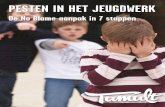 Pesten in het jeugdwerk: De No Blame-aanpak in 7 stappen · Deze brochure is gebaseerd op “Pesten voorkomen stap voor stap - De No Blame-aanpak in theorie en praktijk in de basisschool”(2002)