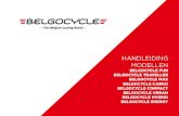 HANDLEIDING MODELLEN - Belgocycle · 4 5 // ALGEMEEN // MODELLEN ... met een langere remweg bij regen of sneeuw. Let op de weg en niet op de display tijdens het rij-den. Safety first!