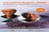 Geriatriedagen 2019 - ProCare · palliatieve zorg voor oudere patiënten; van pilotonderzoek naar implementatie Isabelle Flierman, promovendus, AMC Marjon van Rijn, postdoc, AMC;