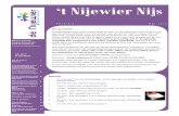 ‘t Nijewier Nijs mei 2018.pdf · een afsluiting en presentatie van de Terugkoppeling tevre-denheidsonderzoek ouders en leerlingen SWS De Nijewier 2018 2 Tevredenheidsonder-zoek