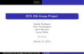 ECS 256 Group Project - heather.cs.ucdavis.eduheather.cs.ucdavis.edu/~matloff/256/Slides/Paari.pdf · ECS 256 Group Project Saheel Godhane Paari Kandappan Jack Norman Ivana Zetko