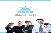 Oktober 2012 - EASYPAY GROUP...pakket Easypay zijn opgenomen in de functionele brochure van update “Rel12.0 - DmfA 3/2012 de 8 - DmfAPPL 3/2012”. Meer info De EASYPAY News geeft