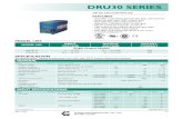 DRU30 SERIES - RS Components · 2019. 10. 13. · 30A DC UPS CONTROLLER sales@chinfa.com 2011.12.01 DRU30 SERIES 10.5 ~ 13.5 VDC 22 ~ 27.5 VDC 11 ~ 14 VDC 30A 30A DRU30-12 DRU30-24