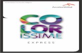 EXPRESS · 2017. 11. 8. · Colorissime Express - AMCB - Geel Overige sandaard kleuren - Gelieve ons te contacteren voor de staalplaatdiktes op stock (0,50mm en 0,63mm) anders verkrijgbaar