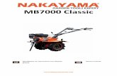 ΜΒ7000 Classic - NAKAYAMATOOLS...σον εξάγωνο άξονα ο μηχανήμαος, προσέχον ας ις οπές ο άξονα να είναι σην ίδια πλερά