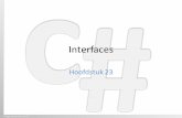 Interfaces - Vrije Universiteit Brussel · Programmeren in C# 2 Abstracte klassen • Iets deels functioneels uitbreiden – Zelfde nut als overerving – Aanroep vastleggenvoor subklassen