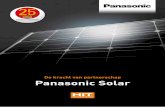 De kracht van partnerschap Panasonic Solar · Lancering van ’s werelds eerste bifaciale fotovoltaïsche module 2001 Begin van de bouw van de Solar Ark, op dat moment ’s werelds