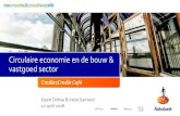 Circulaire economie en de bouw & vastgoed sector 4/12/2018 ¢  1 Circulaire economie ¢â‚¬â€œdefinitie De