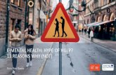 E-MENTAL HEALTH: HYPE OF HULP? 13 REASONS WHY (NOT) VVKP studiedag - T¢  therapeut omspringt met sociale