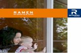 RAMEN - Lein · geven uw ramen een zacht en warm uiterlijk. De Verborgen Vleugel uitvoering (D) is de ideale keuze wanneer men een modern en strak design verkiest zonder veel reliëf.