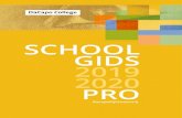 SCHOOL GIDS 2019 2020 PRO - DaCapo College · leerwegen van het voorbereidend middelbaar beroepsonderwijs (vmbo) al dan niet in ... volgende vier domeinen: technisch lezen, begrijpend