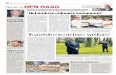 HC DEN HAAG - culinairedinertocht.nl · tocht Den Haag nog grootser. Vol-gens organisator Rogier Bakker is deontvangst vanhet evenementwe-derom zeer positief. Hij geeft aan dat veel