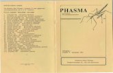 PHASMAphasmidstudygroup.org/files/Phasma/Phasma_4.pdf · INHOUD , INLEIDING • "Phasma" heeft in 1991 ztjn bes taan bewezen. "Phasmo" is ee n blad , dat U niet kunt missen! Doe Uzelf