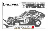 Graupner Rowdy Baja Circuit 20 Manual - CompetitionXcompetitionx.com/pdfs/vehicle-manuals/graupner/graupner...ROWDY BAJA JOHANNES D KIRCHHEIM/TECK G E R MANY Die Kupolurmttifte (70)