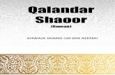 Qalandar Shaoor · Khwaja Shamsuddin Azeemi Research Society 4 Qalandar Shaoor sars.org 39 . Zarf aur muqadar: 40 . Saat chor: 41. Tokari main halwah: 41. Asbaaq ki dasta’weez: