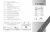 Aufbau- und Gebrauchsanweisung GB Scaffold instruction manual … · 2020. 2. 5. · h1 max. h1 max. 4,92m h2 max. 4,92m Max. 150 kg/m2 (1.5 kN/m2) Ax B 1,56m x 0,60m D GB F NL E