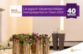 Liturgisch bloemschikken - Protestantse Kerk in Nederland · het kopje Presentatie leest u welke flessen voor welke vorm worden gebruikt. Het ophogen van de fles is gedaan door onder