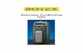 Beknopte handleiding ROTEX GSU - Torremoerman...E05 Ontstekingsautomaat CVBC Blokkerende panne Geen signaal over het toerental van de ventilator gedurende 10 sec. E08 Ontstekingsautomaat