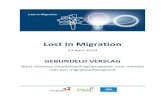Lost In Migration - pomwvl.bepomwvl.be/.../doc/GebundeldVerslagLostInMigration230419.pdf · 2019. 5. 20. · Lost in Migration – gebundeld verslag p. 6 - Wat is het verschil met