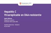 Hepatitis C Virusreplicatie en DAA-resistentieregist2.virology-education.com/presentations/2019/...Titel presentatie Author: Kerssens, Inge Created Date: 11/1/2019 3:28:34 PM ...