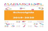 Schoolgids 2019-2020...schoolgids 2019-2020 4 Inleiding Deze schoolgids geeft in het kort informatie over hoe wij op onze school werken. Wij hopen dat u mede door het lezen van deze