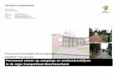Provinciaal Ruimtelijk Uitvoeringsplan DeelRUP 7 ... · Dienstenopdracht ruimtelijke visievorming rond permanent wonen op campings en weekendverblijven in de regio Kampenhout-Boortmeerbeek