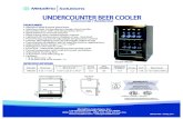 Metalfrio HBC60 Undercounter Cooler - ecy€¦ · Title: Metalfrio HBC60 Undercounter Cooler Author: Linda Sanders Created Date: 7/1/2011 8:47:28 AM